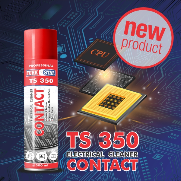 NEW PRODUCT TURK STAR CONTACT CLEANER SPRAY TS 350